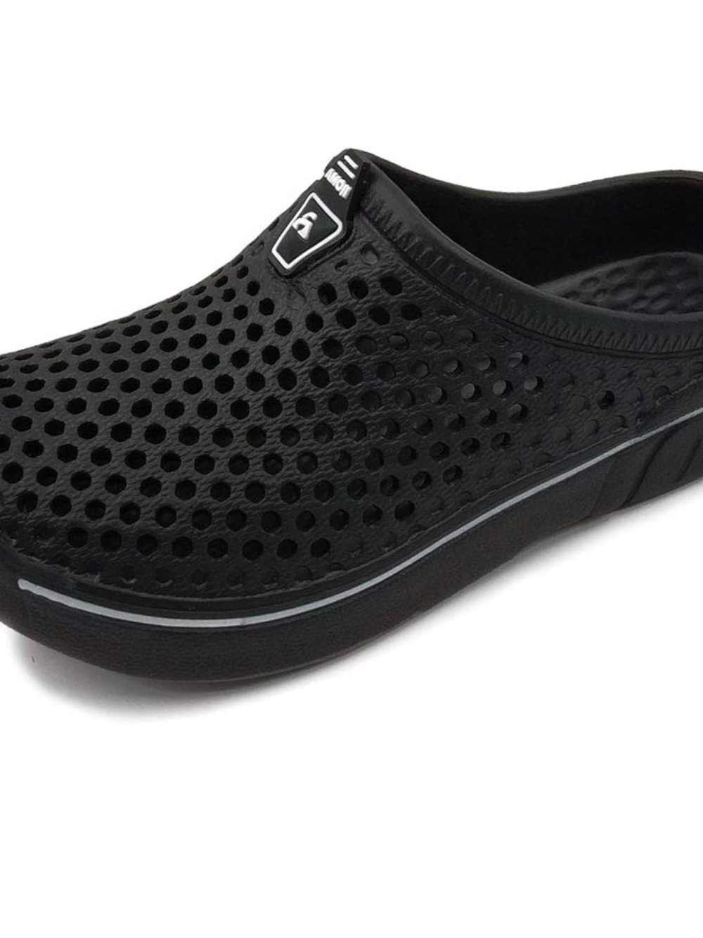 Toddler Little Kid Slip-On Breathable Water-Resistant Clog Black 11